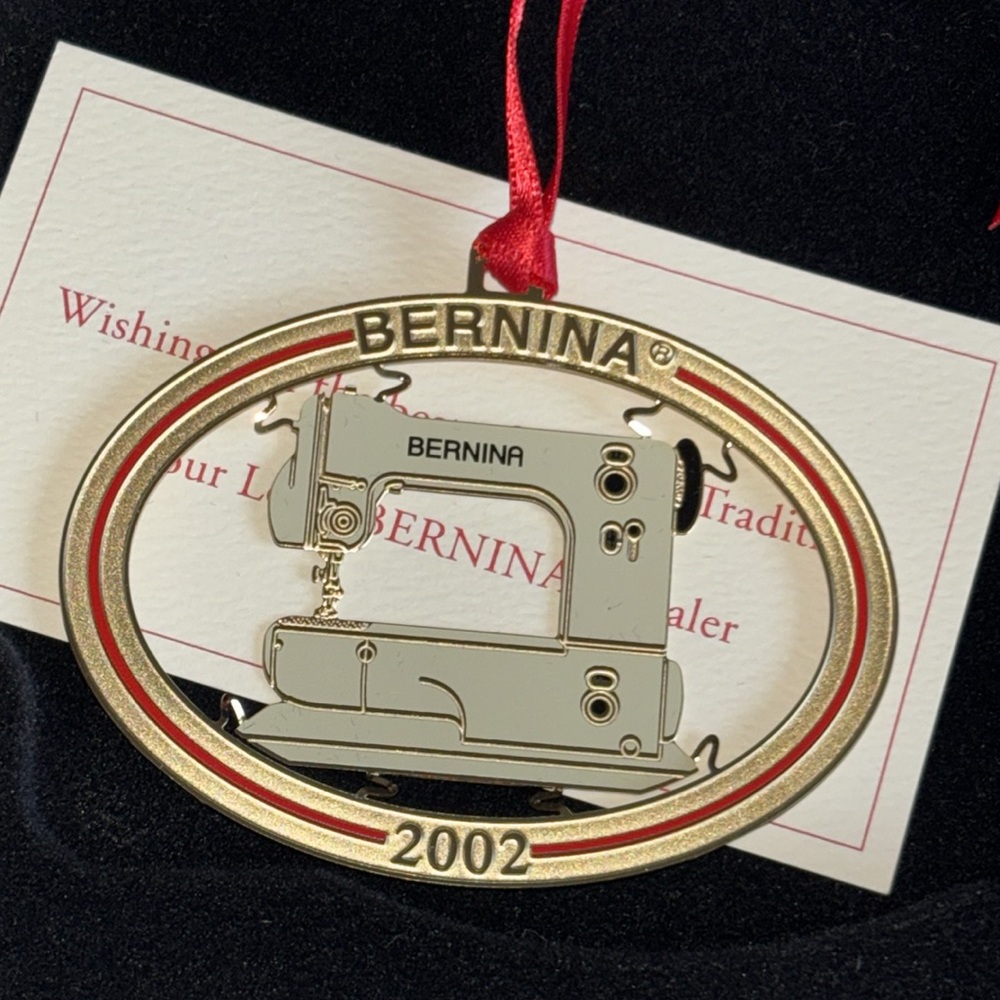 Bernina Holiday Ornament 2002 Sewing Machine Ornament Bernina Sewing Machine - Picture 11 of 14